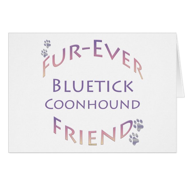 Bluetick Coonhound Furever (Anverso (Horizontal))