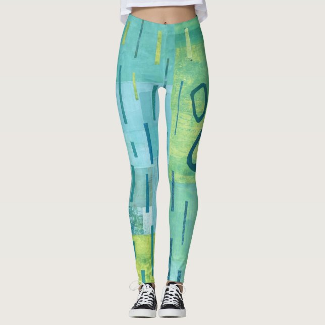 Bluey-greens #3 Leggings (Anverso)