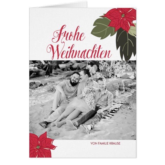 Blumenweihnachtsgruß (Frente)