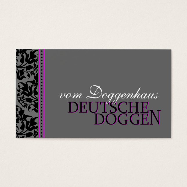 Blumig de Deutsche Doggen (Frente)