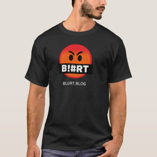 Blurt.blog camiseta negra