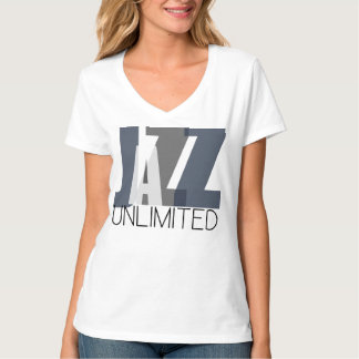 Blusa básica con cuello en V para mujer Jazz Unlim