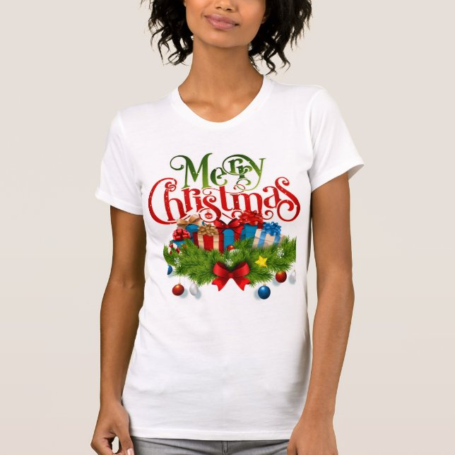 Blusa camiseta de natal  (Anverso)