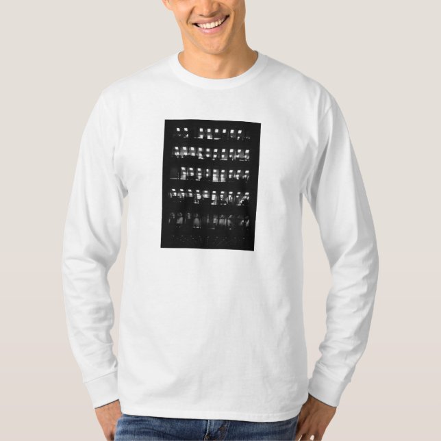 Blusa de manga larga para hombre de la impresión (Anverso)