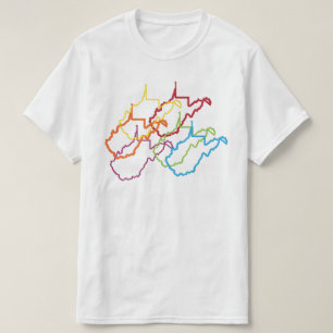 blusa de orgullo de virginia occidental