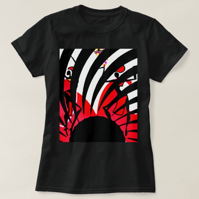 Blusa de Rosas negros (Diseño del anverso)