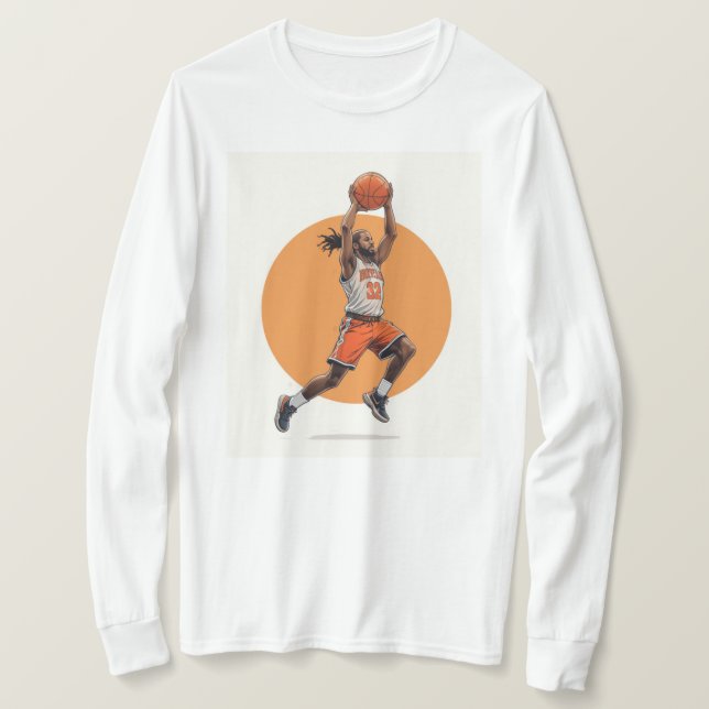 blusa feminina basket  (Anverso del diseño)