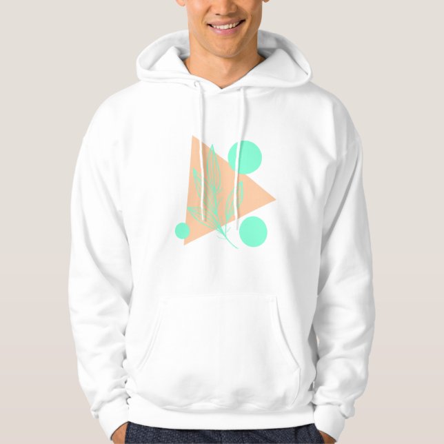 Blusa masculino verde claro e bege escuro (Anverso)
