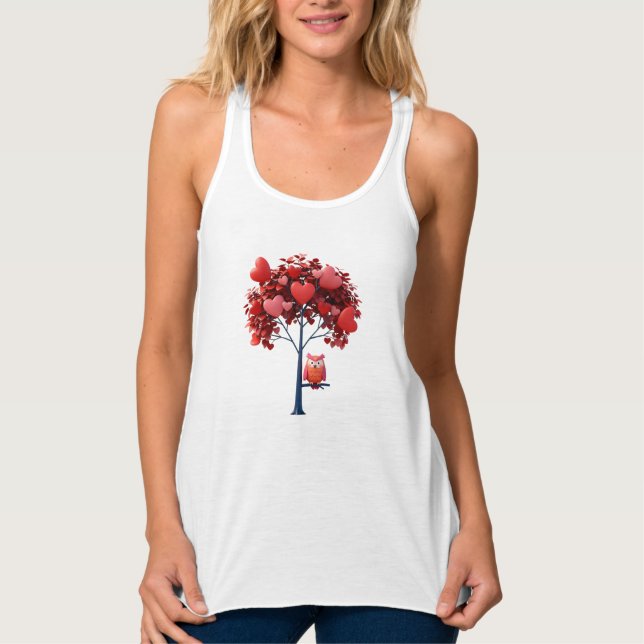 Blusa sin mangas Bella+Canvas Flowy Racerback para (Anverso)