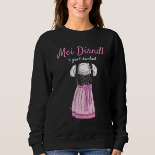 Blusa Volksfest Mei Dirndl está grod dreckad Reemp