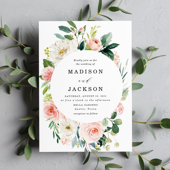 Blush Florals | Invitación de Boda (Subido por el creador)