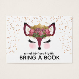Blush & Gold Fox Princess Bring A Book