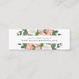 Blush Spring Floral | Tarjetas de RSVP para sitio 