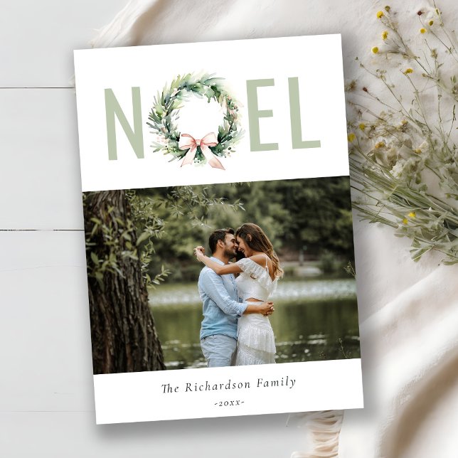 Blush Verde Suave de Navidad Corona Foto (Subido por el creador)