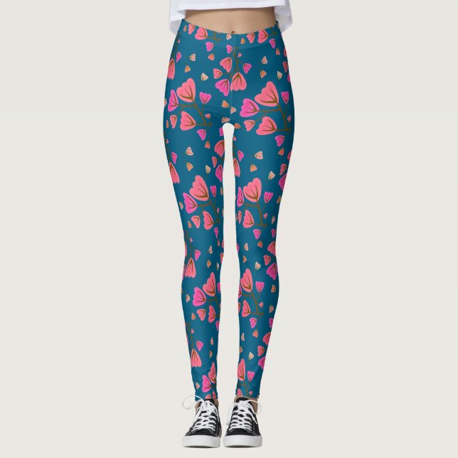 Blushing Petals Leggings (Anverso)