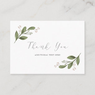 Blushing Sprigs Gracias Por Colocar Tarjetas