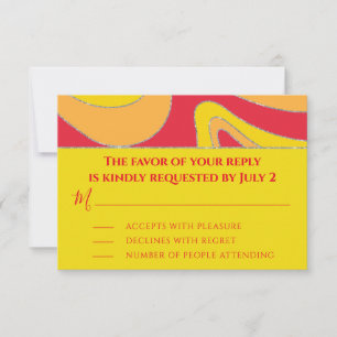 BM Bar o Bat Mitzvah RSVP Silvery Waves