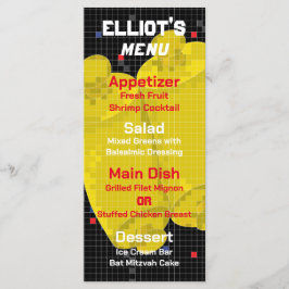 BM Bat o Bar Mitzvah GAME ON Food Menu