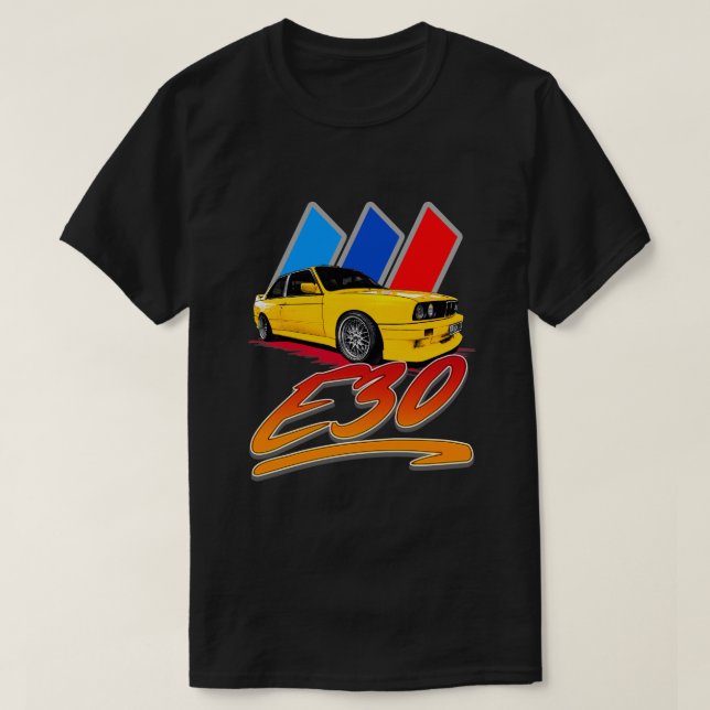 bmw e30 camisetas para hombres (Diseño del anverso)