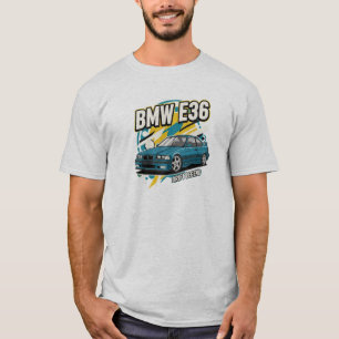 BMW E36 M3: Diseño de camisetas con leyenda de der