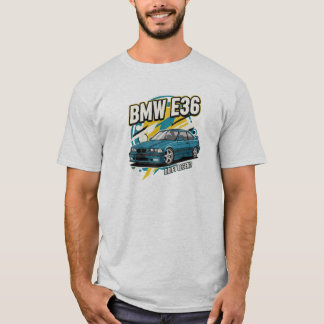 BMW E36 M3: Diseño de camisetas con leyenda de der