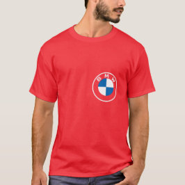 BMW M8 Competition | Camiseta Roja Audaz para Homb