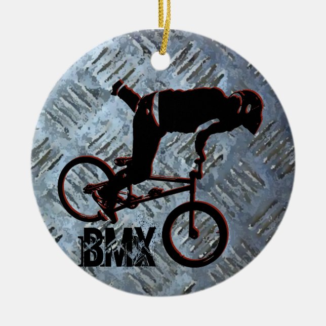 BMX gobierna el ornamento del navidad, Wi de (Frente)