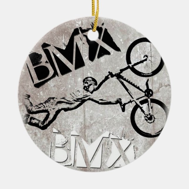 BMX gobierna el ornamento del navidad, Wi de (Frente)