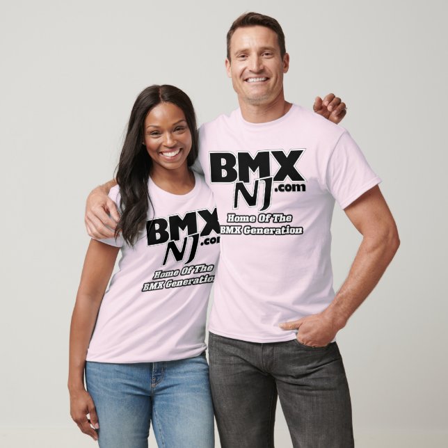 BMXNJ.com Logotipo de la camiseta acoplada (Unisexo)