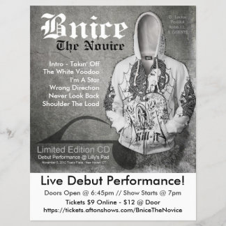 Bnice Debut Flyers