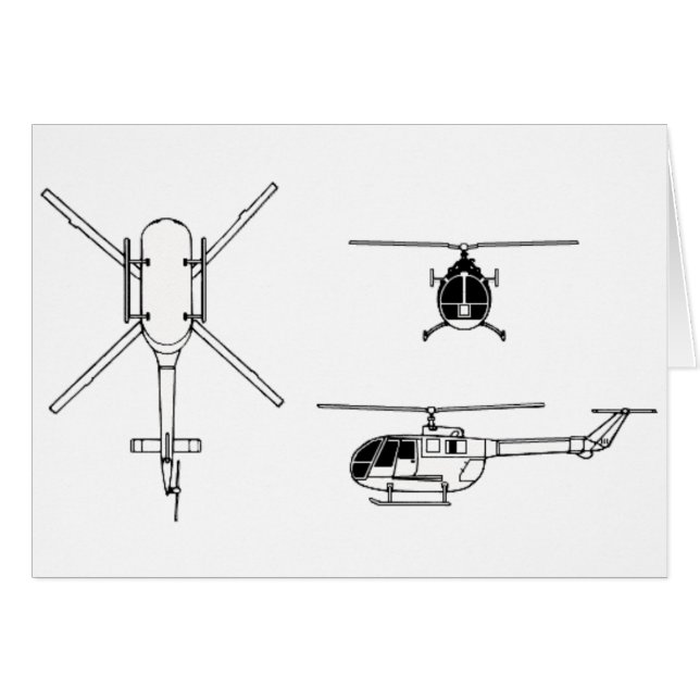 BO-105 (Anverso (Horizontal))