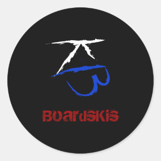 BoardsKis - Pegatina Emblem (negro)