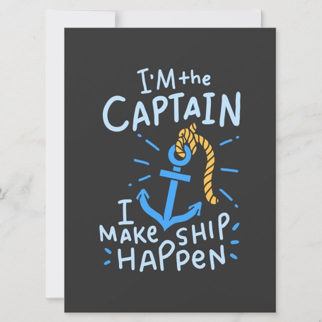 Boating - Soy el capitán (Anverso)