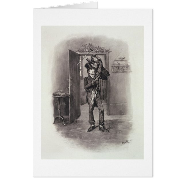 Bob Cratchit y Tim minúsculo, de 'Charles Dickens: (Frente)