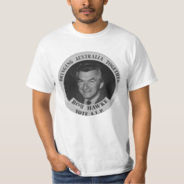 Bob Hawke - traer la camiseta de Australia junto