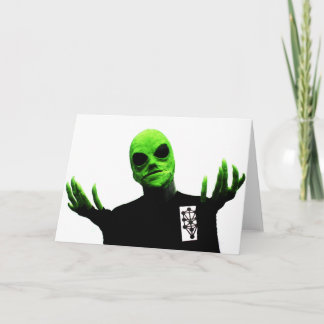 Bob separa la tarjeta de felicitación de la