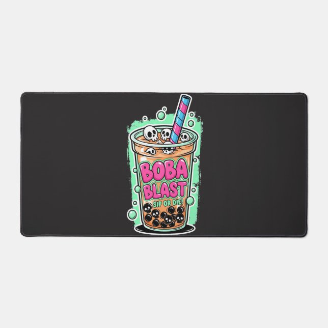 Boba Blast – ¡Bebe o Muere! Alfombrilla de escrito (Anverso)