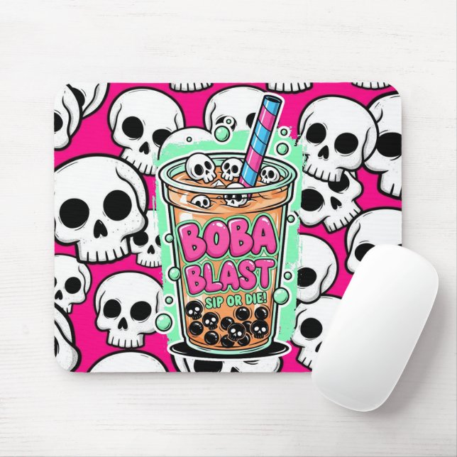 Boba Blast – ¡Bebe o Muere! Alfombrilla de ratón (Con ratón)