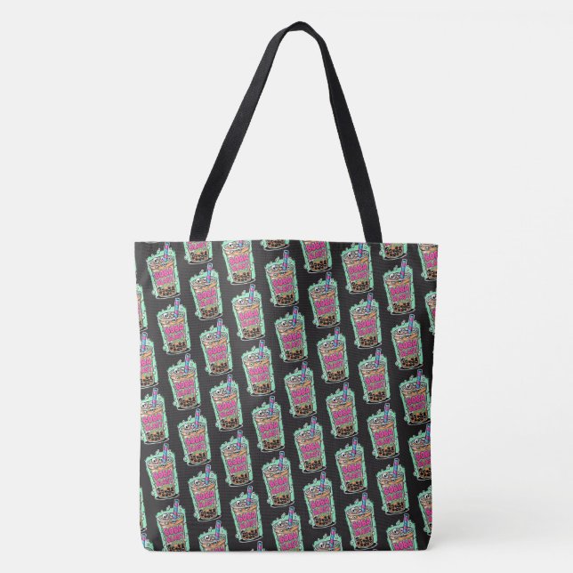 Boba Blast – ¡Bebe o Muere! Bolsa tote (Anverso)