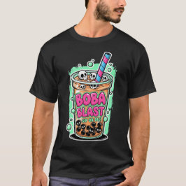 Boba Blast – ¡Bebe o Muere! Camiseta Negra