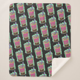 Boba Blast – ¡Bebe o Muere! Manta Sherpa