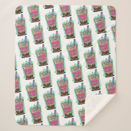 Boba Blast – ¡Bebe o Muere! Manta Sherpa