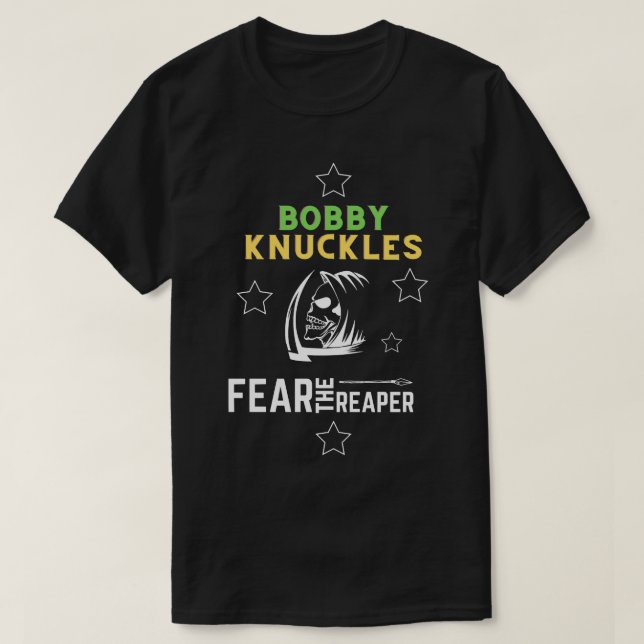 Bobby Knuckles La Camiseta De Camisetas Esenciales (Diseño del anverso)