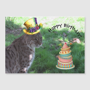 Bobcat con amor a la diversión - Tarjeta de cumple