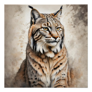 Bobcat no 3 Poster brillante
