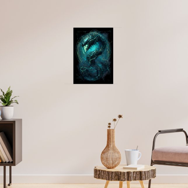 Bobina Espectral Serpiente Ciberpunk Arte Oscuro (Salón 3)