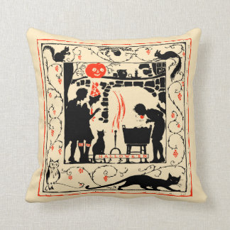 Bobinado de Halloween Vintage para almohada de man