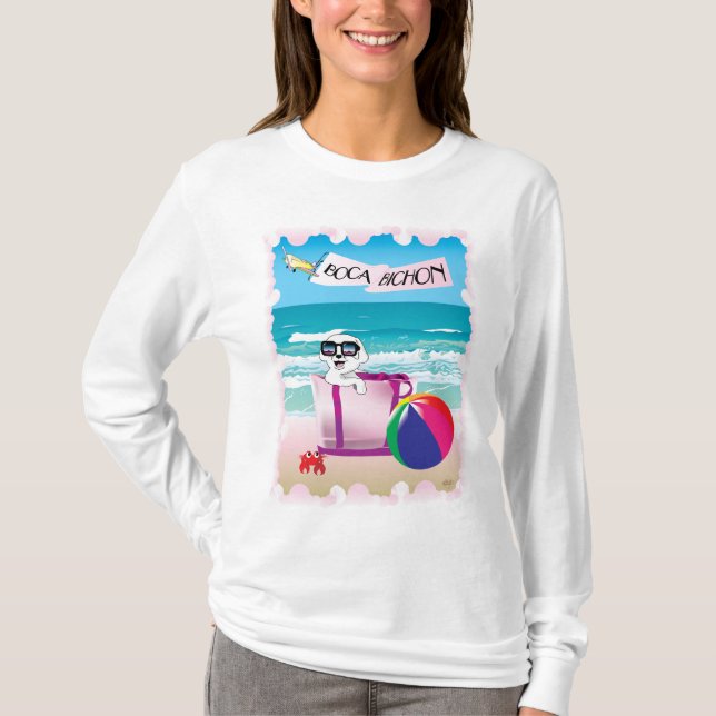 Boca Bichon: La camiseta envuelta de las mujeres (Anverso)