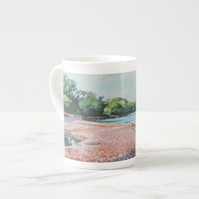 Boca de la cala de Lynde - taza de la porcelana de (Izquierda)