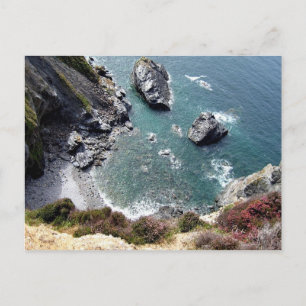 Boca del infierno - postal de Cornwall UK